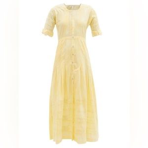 LoveShackFancy maxi yellow dress